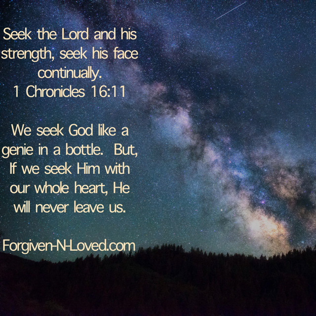 We Will Seek God