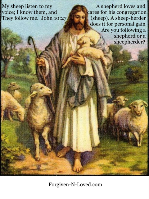 Sheepherder or Shepherd - Forgiven-N-Loved.com
